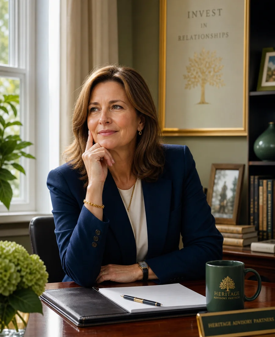 Founder of Family Care Connection in her Milford, Connecticut office